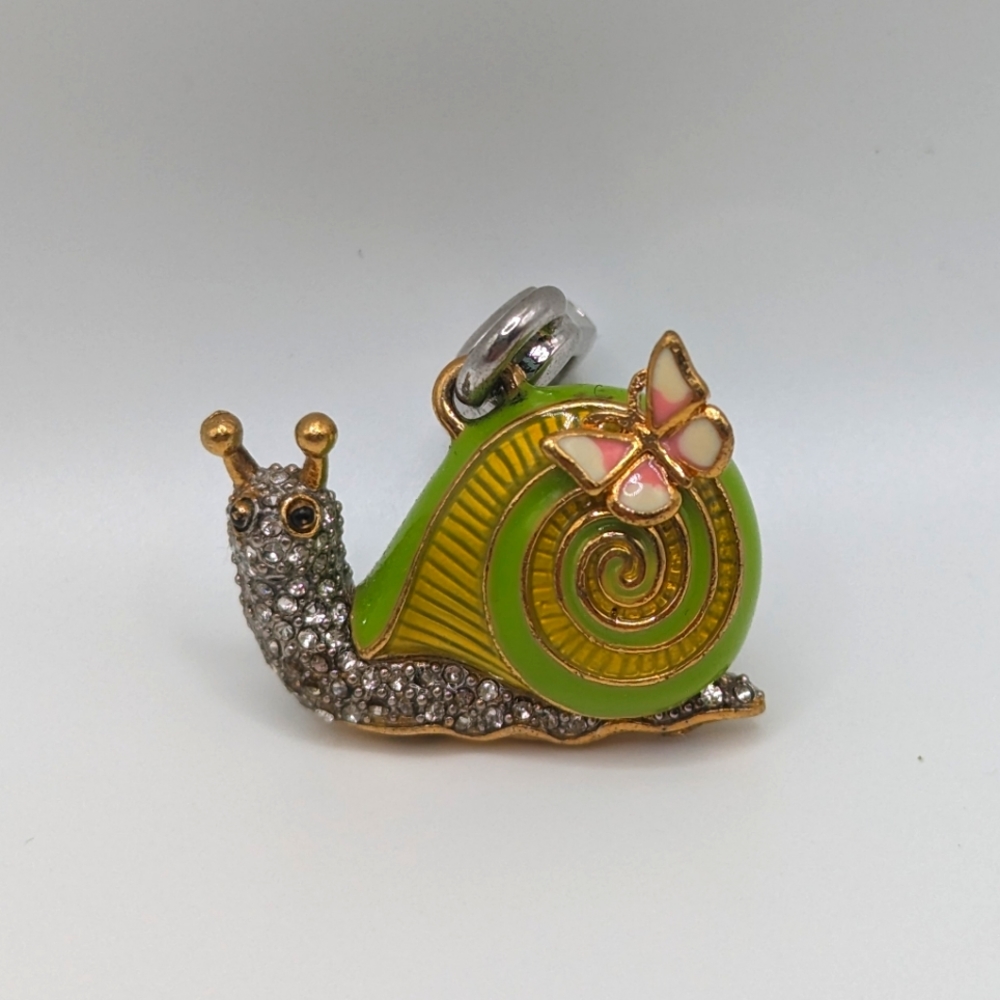 Retired Juicy Couture Pave Snail Charm